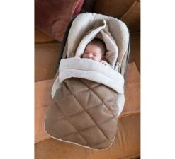 Rock Voetenzak Autostoel - Oker -Life Kleintje Winkel baby s only rock voetenzak autostoel oker 2