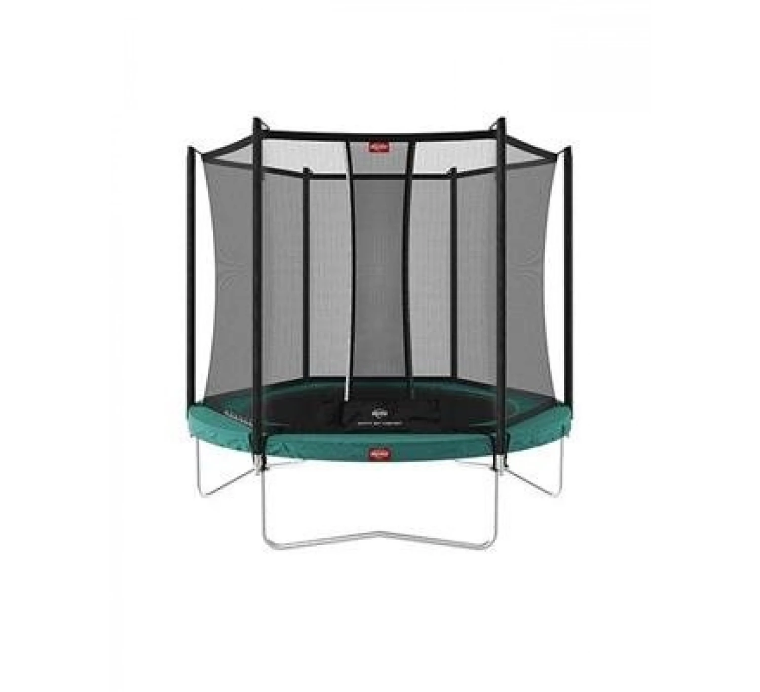 Berg Favorit Regular 330 Trampoline + Safetynet Comfort - Green 3 Berg Favorit Regular 330 Trampoline + Safetynet Comfort - Green
