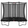 Berg Ultim Favorit Regular 280 Trampoline + Safety Net Comfort - Black -Life Kleintje Winkel berg ultim favorit regular 280 trampoline safety net comfort black
