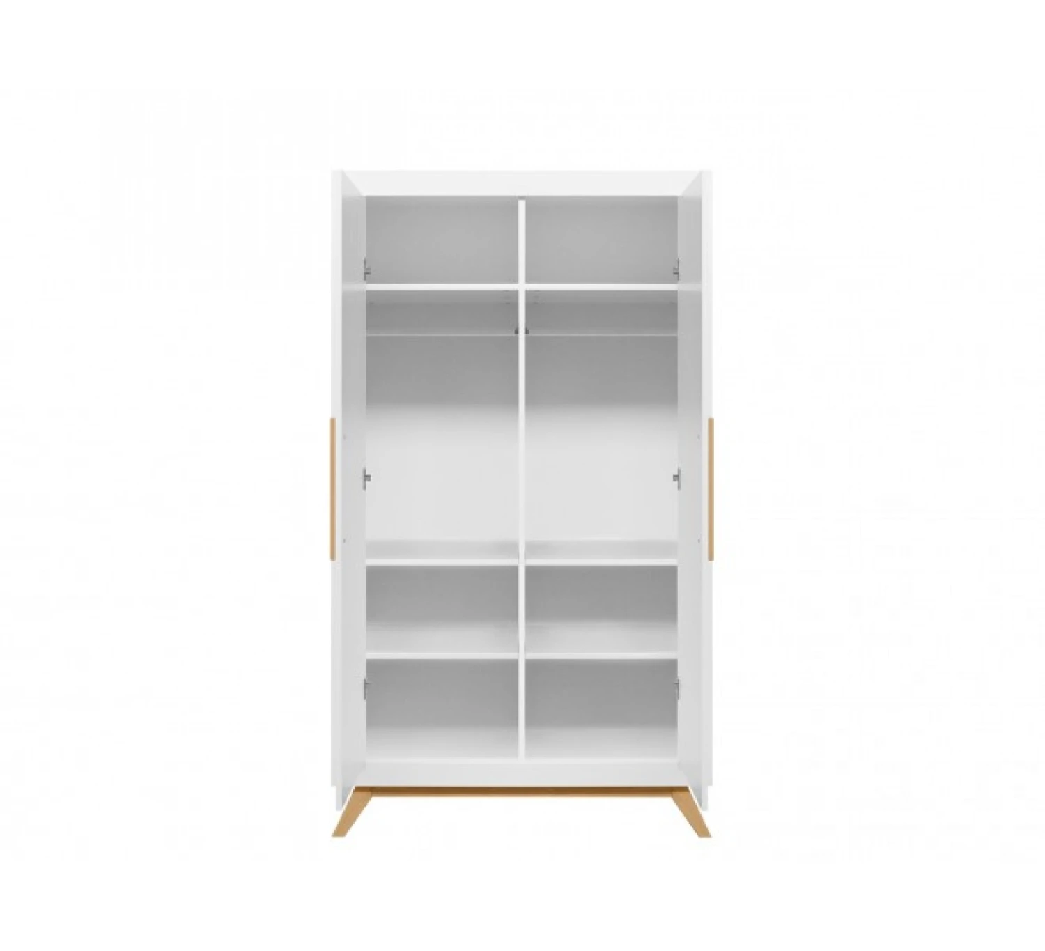 2-Deurskast Fenna - Wit 5 2-Deurskast Fenna - Wit - Afbeelding 3