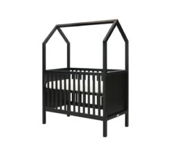 My First House Bedbank 60x120 - Mat Zwart -Life Kleintje Winkel bopita my first house bedbank 60x120 mat zwart 1