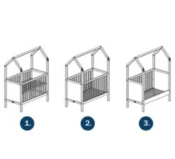 My First House Bedbank 70x140 - Wit -Life Kleintje Winkel bopita my first house bedbank 70x140 wit 3