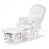 Childhome Gliding Chair Rond Beuk - Wit + Voetenbank -Life Kleintje Winkel childhome gliding chair rond beuk wit voetenbank