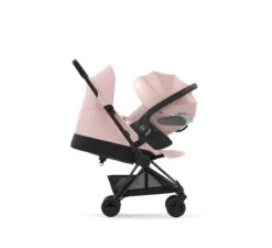 CYBEX Coya Buggy - Matt Black/Peach Pink -Life Kleintje Winkel cybex coya buggy matt black peach pink 6