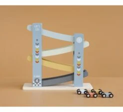 Little Dutch Rollerbaan Cars - Blue -Life Kleintje Winkel little dutch rollerbaan cars blue 2