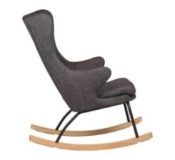 Rocking Adult Chair De Luxe Schommelstoel - Black -Life Kleintje Winkel quax rocking adult chair de luxe schommelstoel black 2