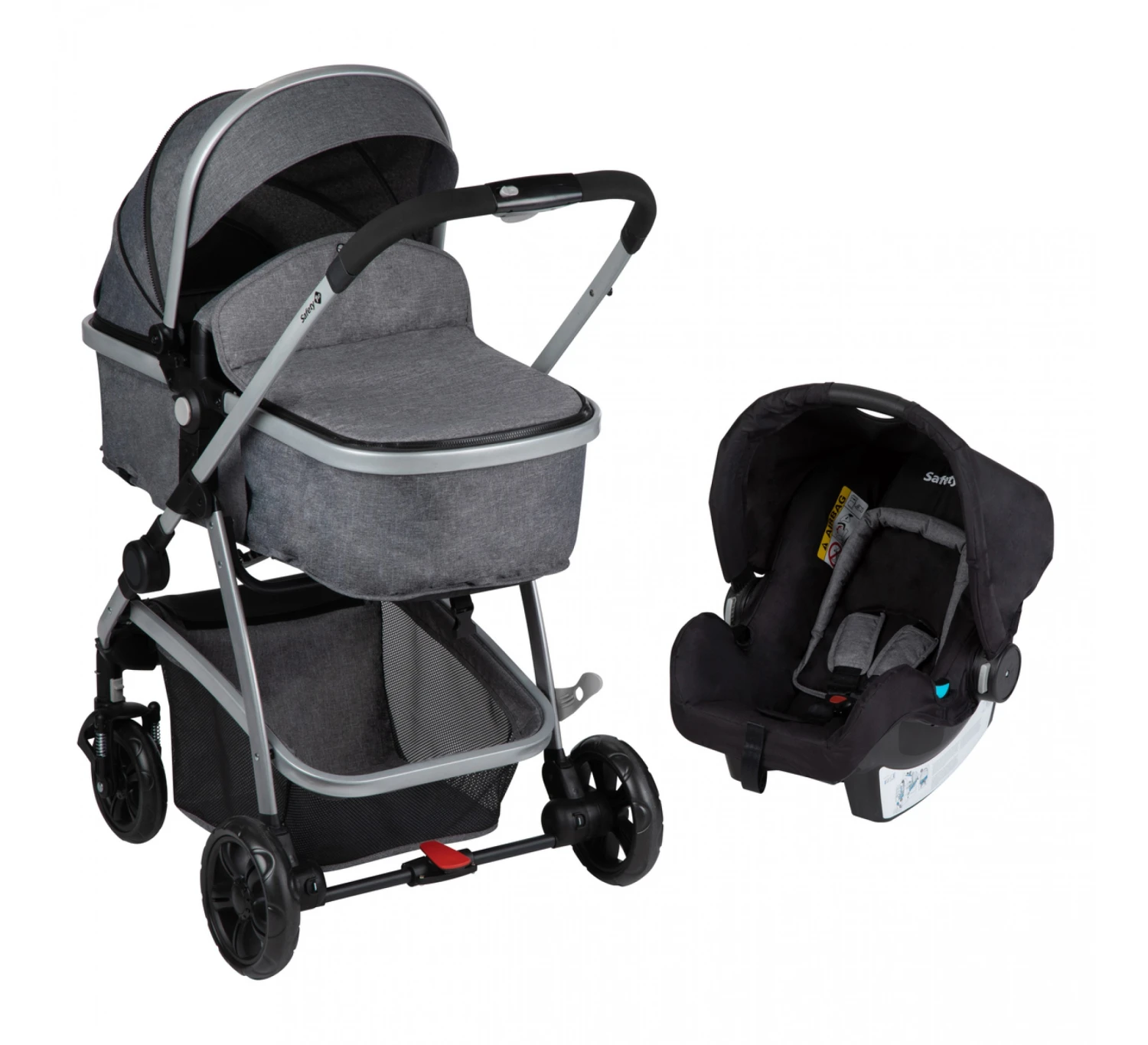 Safety 1st Hello 3-in-1 Kinderwagen - Black Chic 3 Safety 1st Hello 3-in-1 Kinderwagen - Black Chic